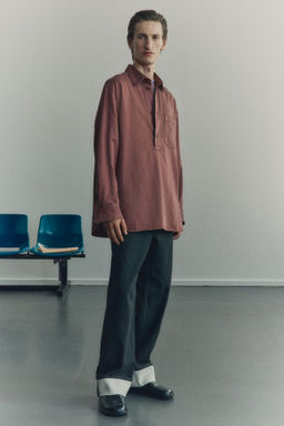 Camisa popover Loose Fit - H&m фото 2