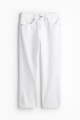 Straight High Cropped Jeans - H&m фото 4