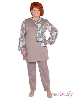 Туника Модель №1370 размеры 44-84 - Plusmoda фото 4