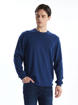 Bisiklet Yaka Erkek Triko Kazak