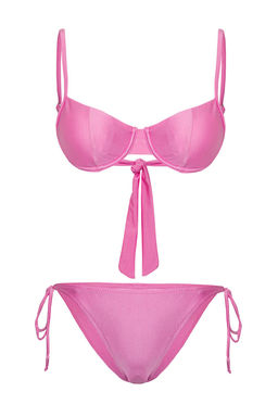 TRENDYOLMILLA Siyah Balconette Regular Bikini Tak?m? TBESS25BT00083