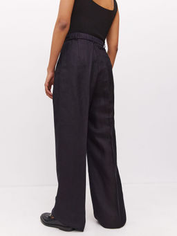 Широкие брюки из льна - TO BE ONE фото 4