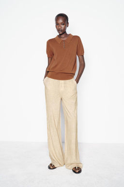 PLAIN KNIT POLO SHIRT