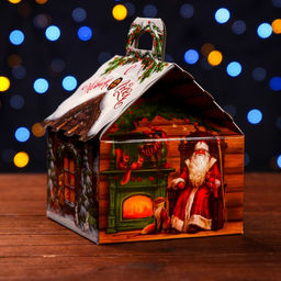 Цена за 10 шт. Подарочная коробка Лесная Сказка 12 х 12 х 16,8 см - Simaland фото 8