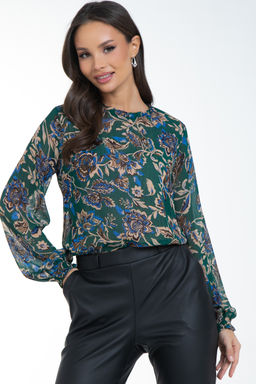 Блуза Волшебный шифон (модный принт)