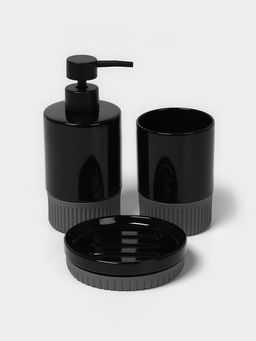 Набор для ванной SAVANNA Глянец, 3 предмета, дозатор для мыла, стакан, мыльница