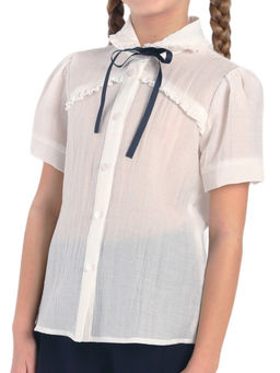 Школьная блузка для девочки О76992 - Карамелли фото 6