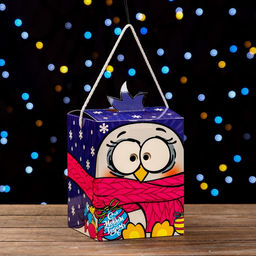 Цена за 5 шт. Подарочная коробка Смекубик Пингвинёнок,12 х 12 х 15,5 см