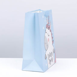 Цена за 12 шт. Пакет Miss you, 14 х 11 х 6,5 см - Дарите счастье фото 2