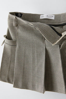 HOUNDSTOOTH BOW SKIRT - Zara фото 3