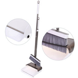 Набор для уборки, щетка для пола с совком "Профи" белый 8817