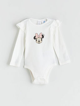 Minnie Mouse Lisansl? K?z Bebek ??t??tl? Body 2li