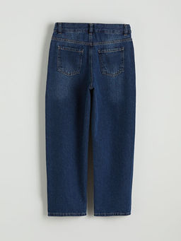 Y?rt?k Detayl? Erkek ?ocuk Jean Pantolon