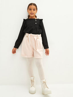 Beli Lastikli Basic K?z ?ocuk ?ort ve K?lotlu ?orap - Waikiki фото 2