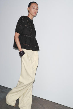 ZW COLLECTION ROMANTIC EMBROIDERED BLOUSE