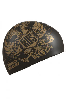 Силиконовая шапочка Gold eagle, Skulls - Mad wave фото 3