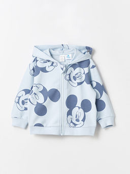 Bisiklet Yaka Mickey Mouse Bask?l? Erkek Bebek 3l? Tak?m - Waikiki фото 2