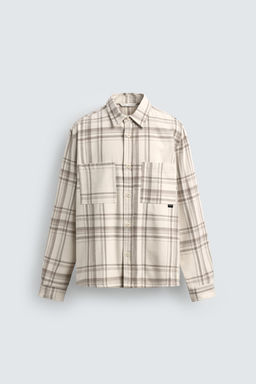 CHECKED FLANNEL SHIRT - Zara фото 7