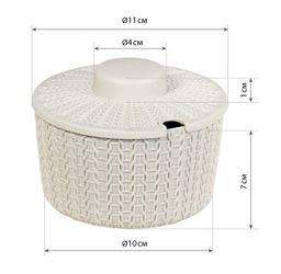 Сахарница ВЯЗАНИЕ 0,45 л, арт. М1197