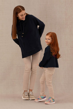 U. S. Polo Assn Темно-синяя толстовка с капюшоном для девочек - U.s. polo assn фото 5