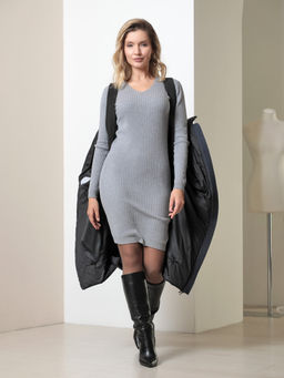 25403 Пальто т.синий - Dizzyway фото 6