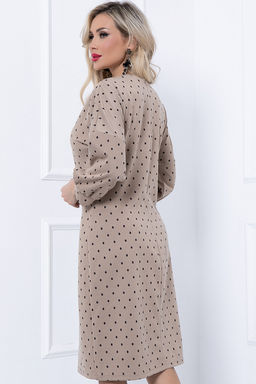 BELLOVERA/ ПЛАТЬЕ РУБЬЕРА (БЕЙЖ ГИРО)