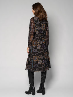 Платье женское 12411-35116 multicolor-black - Eleganzza фото 2