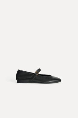LEATHER BALLET FLATS 50TH ANNIVERSARY - Zara фото 3