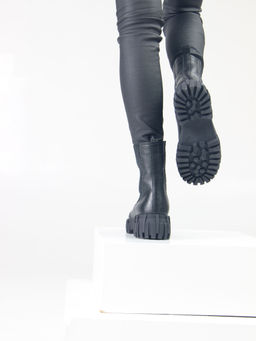 Челси 360.P.466bl.Черный макс/Шерсть