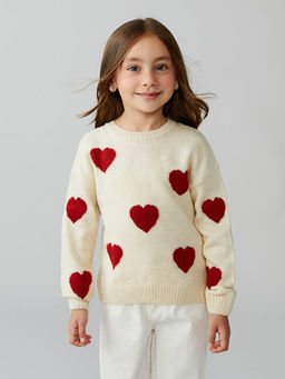 Bebe Yaka K?z ?ocuk Triko Kazak