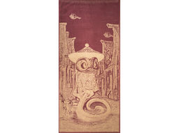 6с102.411ж1 В Китае(слива1) Полотенце махровое 67х150см