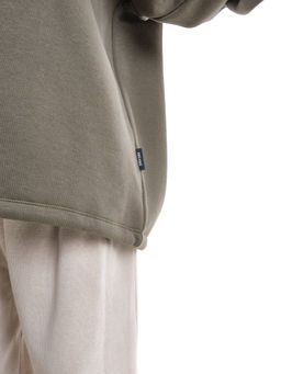 Толстовка с начесом 22-7498 хаки - Mini maxi фото 6