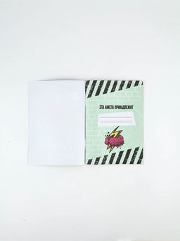 Набор: Анкета для мальчиков А5, 16 листов и ручка "Танк"