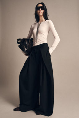 PINSTRIPE DARTED TROUSERS ZW COLLECTION - Zara фото 4