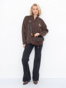 Сумка 1040MF coffee Polina&Eiterou