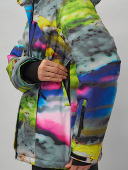 Горнолыжный костюм женский большого размера разноцветный 02278Rz - Chunmai фото 12