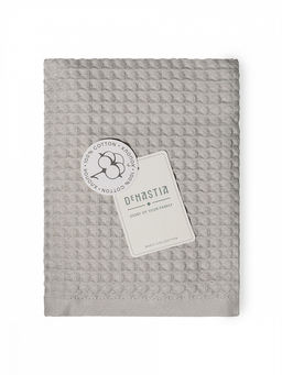 Полотенце для лица 50x90 светло-серый вафельное полотно