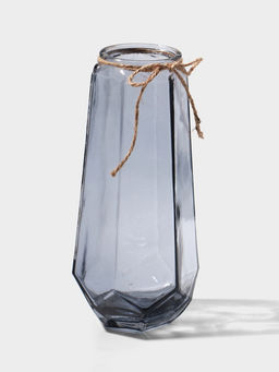 Ваза «Калли», 21×9.5 см, стекло, серая