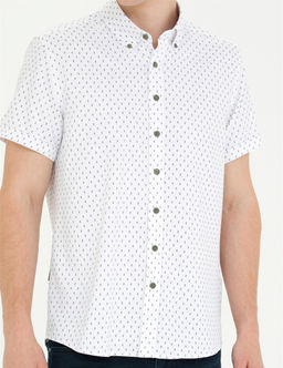 Haki Slim Fit K_sa Kollu G_mlek - Pierre cardin фото 6