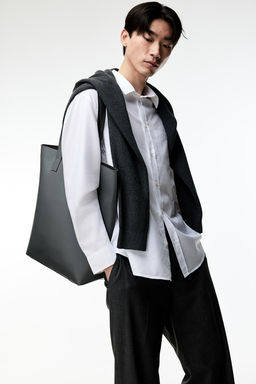 Camisa en mezcla de modal Regular Fit