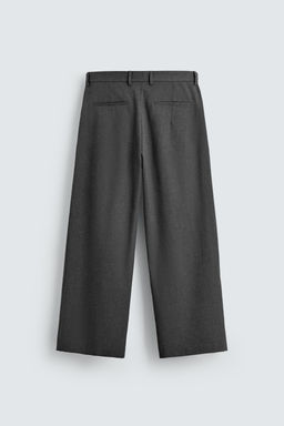 PLEATED WIDE-LEG TROUSERS - Zara фото 8