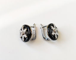 Серьги с керамикой