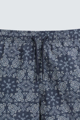 PAISLEY PRINTED MID-LENGTH SWIMMING TRUNKS - Zara фото 3