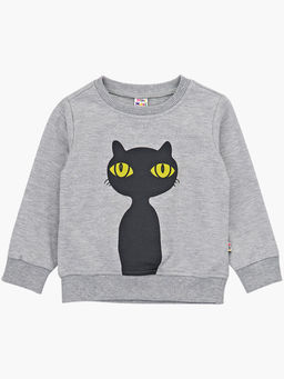 Комплект для девочки с брюками UD 2015 серый|черный - Mini maxi фото 3