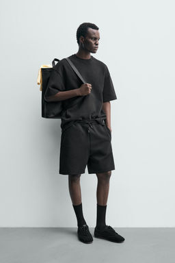 TECHNICAL QUARTER-ZIP SWEATSHIRT - Zara фото 9