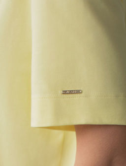 Свободная футболка с принтом из премиального хлопка с эастаном - Vilatte фото 4