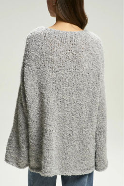 Джемпер Букле HAND MADE Grey