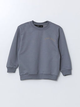 Bisiklet Yaka Bask?l? Erkek Bebek E?ofman Tak?m