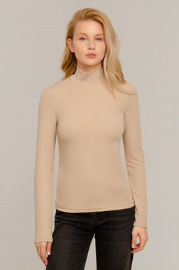 Арт.12803/5 Водолазка женская  42-50 (5 шт) Цвет:бежевый