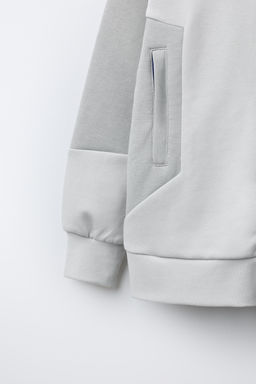 SPORTY SLOGAN ZIP-UP HOODIE - Zara фото 4